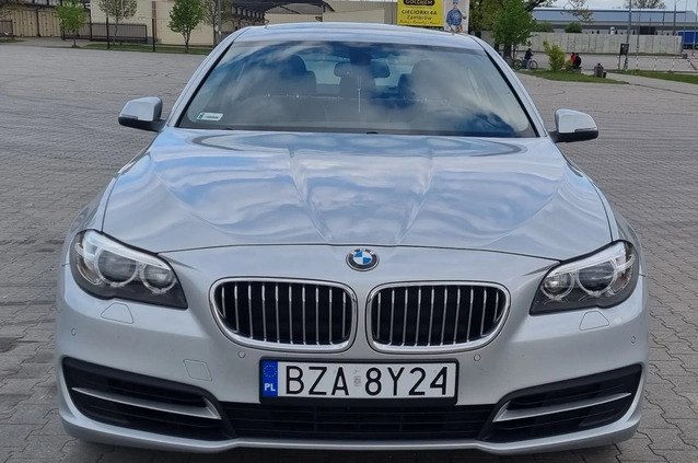 BMW Seria 5 cena 92900 przebieg: 51400, rok produkcji 2014 z Zambrów małe 277